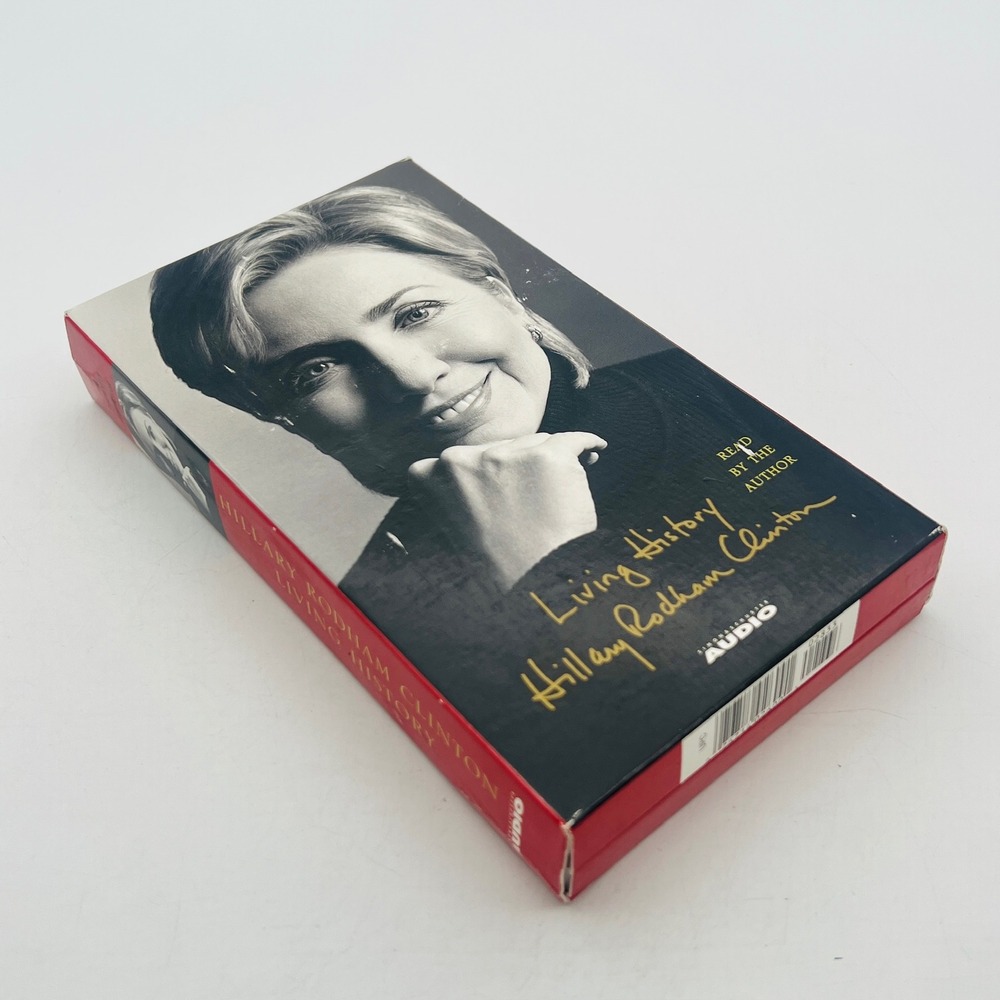 Hillary Rodham Clinton Living History Audio Cassette Tape Read‎ by Author 2003